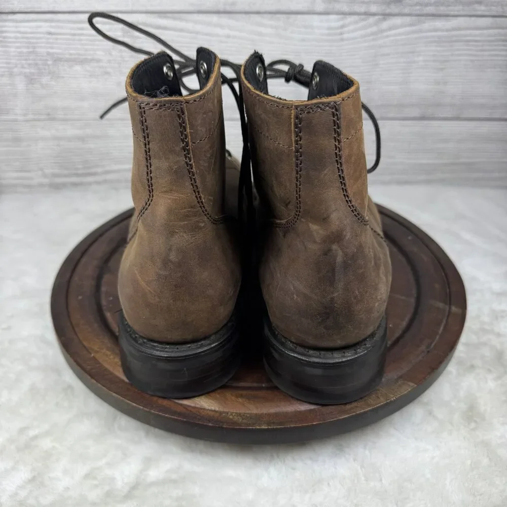 Thursday Boots Captain Brown Classic Rugged Resilient Leather Mens Sz 11 Cap Toe